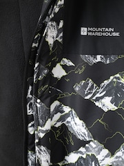 Mountain Warehouse Grey Shadow II Mens Fleece Lined Printed Snow Ski Jacket - Image 5 of 6