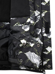 Mountain Warehouse Grey Shadow II Mens Fleece Lined Printed Snow Ski Jacket - Image 6 of 6