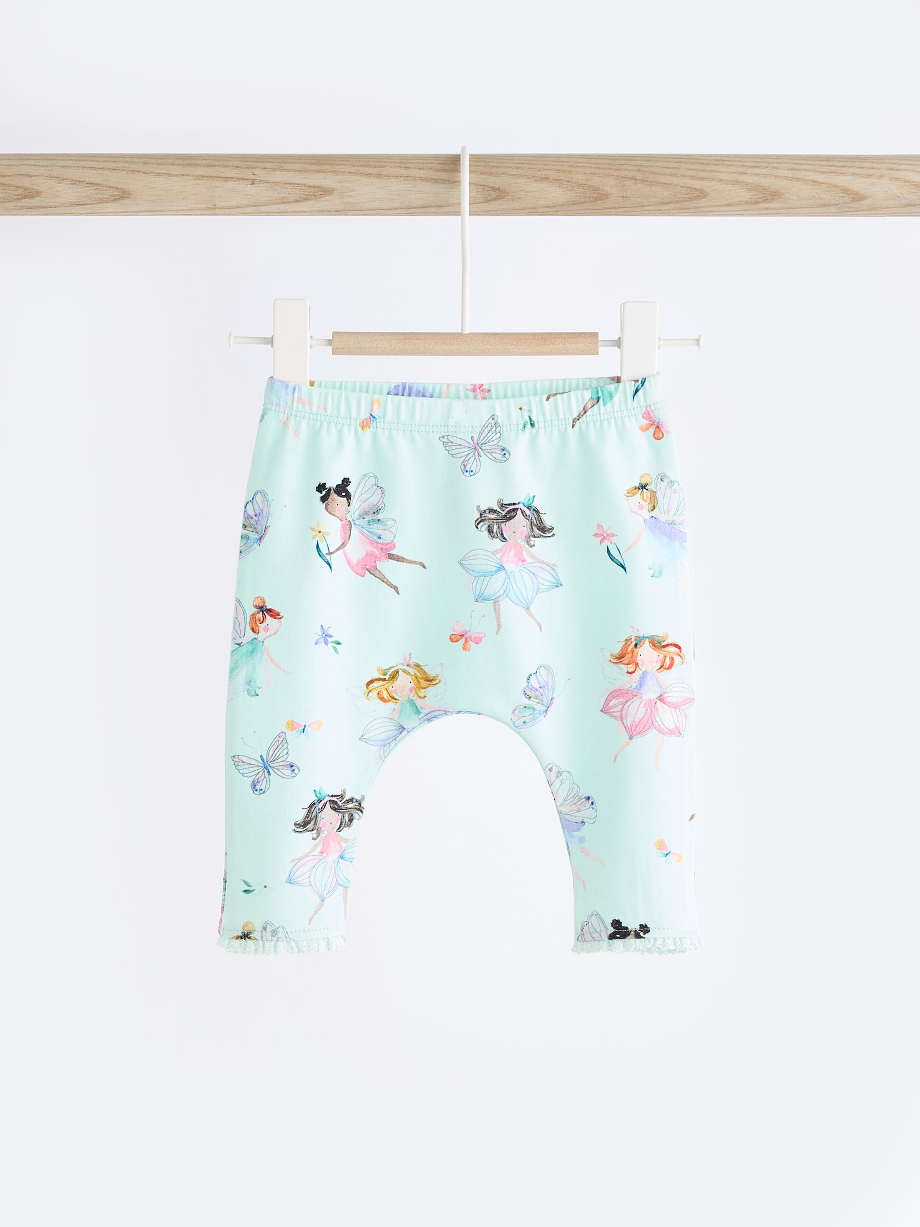Babyhug Single Jersey Knit Sleeveless Floral Printed Top & Leggings Set - Blue & Yellow