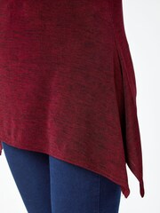 Roman Red Marl Soft Stretch Jersey Tunics - Image 5 of 5