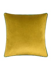 Furn Moss/Emerald Meridian Velvet 45 x 45cm Cushion Cover - Image 3 of 6