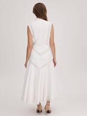 Florere Cotton Lace Midi Dress - Image 3 of 3