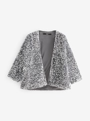 Silver Sequin Jacket - Image 5 of 6