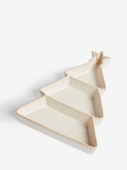 Natural Christmas Tree Divided Nibble Bowl - Image 3 of 3