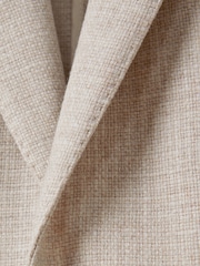 Reiss Stone Attire Slim Fit Textured Wool Blend Single Breasted Blazer - Image 6 of 6