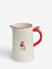 Natural Christmas Robin Jug - Image 5 of 6