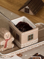 Natural Christmas Gingerbread Centrepiece with Salt and Pepper Shakers and Condiment Pot - Image 4 of 6