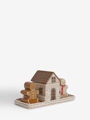 Natural Christmas Gingerbread Centrepiece with Salt and Pepper Shakers and Condiment Pot - Image 6 of 6