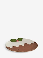 Brown Christmas Pudding Serve Platter - Image 5 of 6