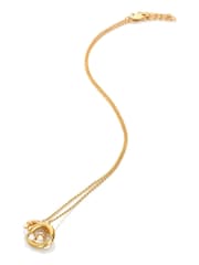 Hot Diamonds HD X JJ Gold Tone Calm Mother of Pearl Necklace - Image 2 of 3