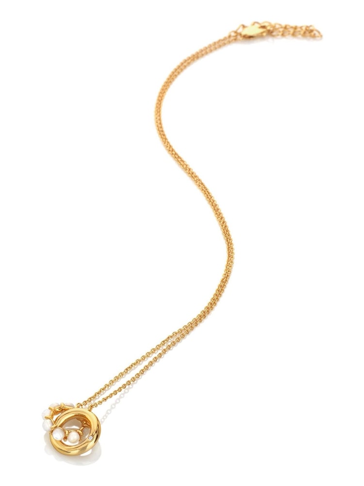 Hot Diamonds HD X JJ Gold Tone Calm Mother of Pearl Necklace - Image 2 of 3