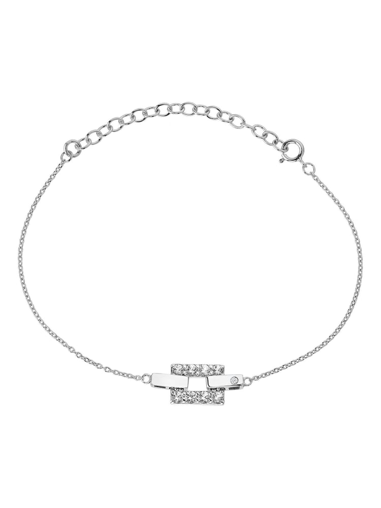 Hot Diamonds Silver Tone Echo Bracelet - Image 1 of 3