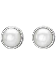 Hot Diamonds Silver Tone Amulets Pearl Earrings - Image 2 of 3