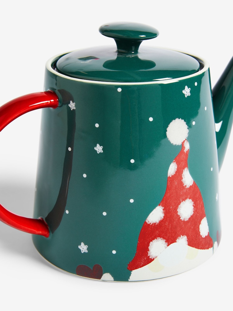 Green Christmas Gonk Tea Pot - Image 5 of 5