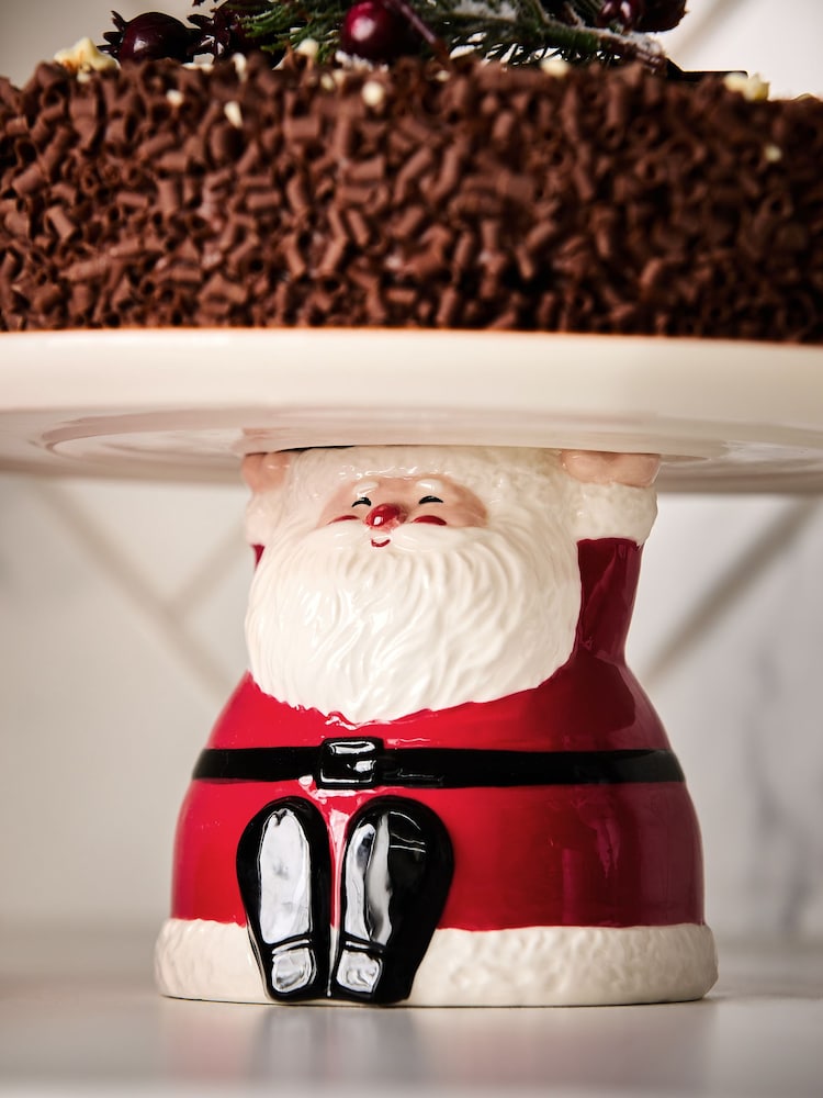 Red Santa Cake Stand - Image 2 of 6 Red Santa Cake Stand - Image 2 of 6