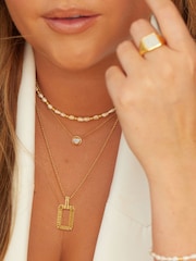 Hot Diamonds Gold Tone X JJ Radiant Pendant - Image 3 of 3