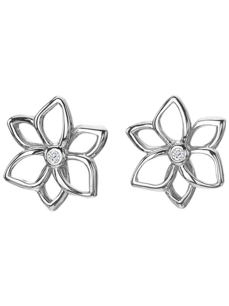 Hot Diamonds Silver Diamond Amulet Stud Earrings - Image 1 of 3