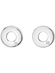 Hot Diamonds Silver Diamond Amulet Stud Earrings - Image 2 of 3