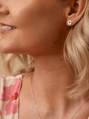 Hot Diamonds Silver Diamond Amulet Stud Earrings - Image 3 of 3
