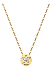 Hot Diamonds X JJ Gold Tone Star Necklace - Image 1 of 3