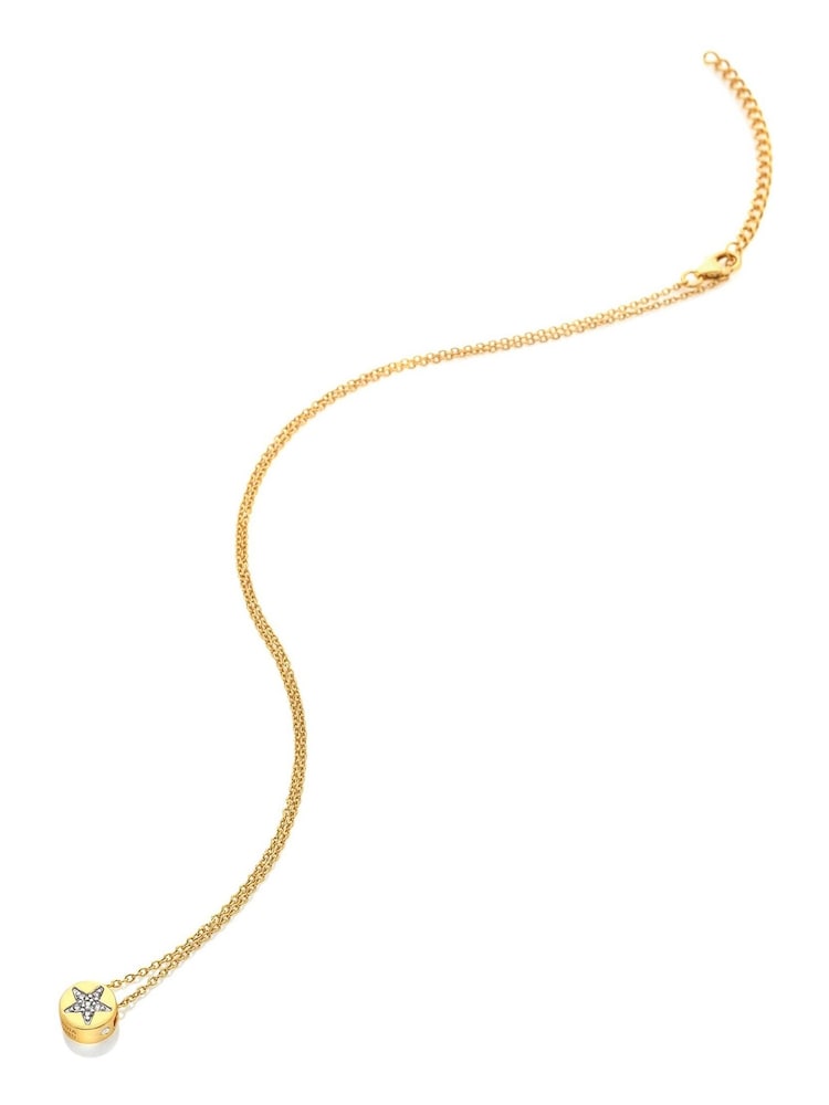Hot Diamonds X JJ Gold Tone Star Necklace - Image 2 of 3