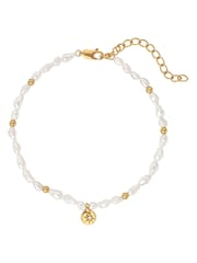 Hot Diamonds HD X JJ Gold Tone Calm Pearl Lunar Bracelet - Image 1 of 3
