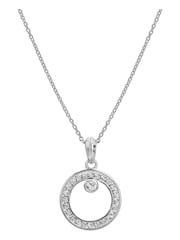 Hot Diamonds Silver Tone Orbit Pendant - Image 1 of 3