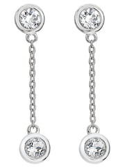 Hot Diamonds Silberfarbene zarte Wasserfall-Ohrringe​​​​​​​ - Bild 2 von 3