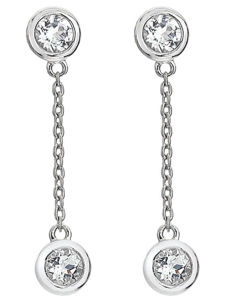Hot Diamonds Silberfarbene zarte Wasserfall-Ohrringe​​​​​​​ - Bild 2 von 3