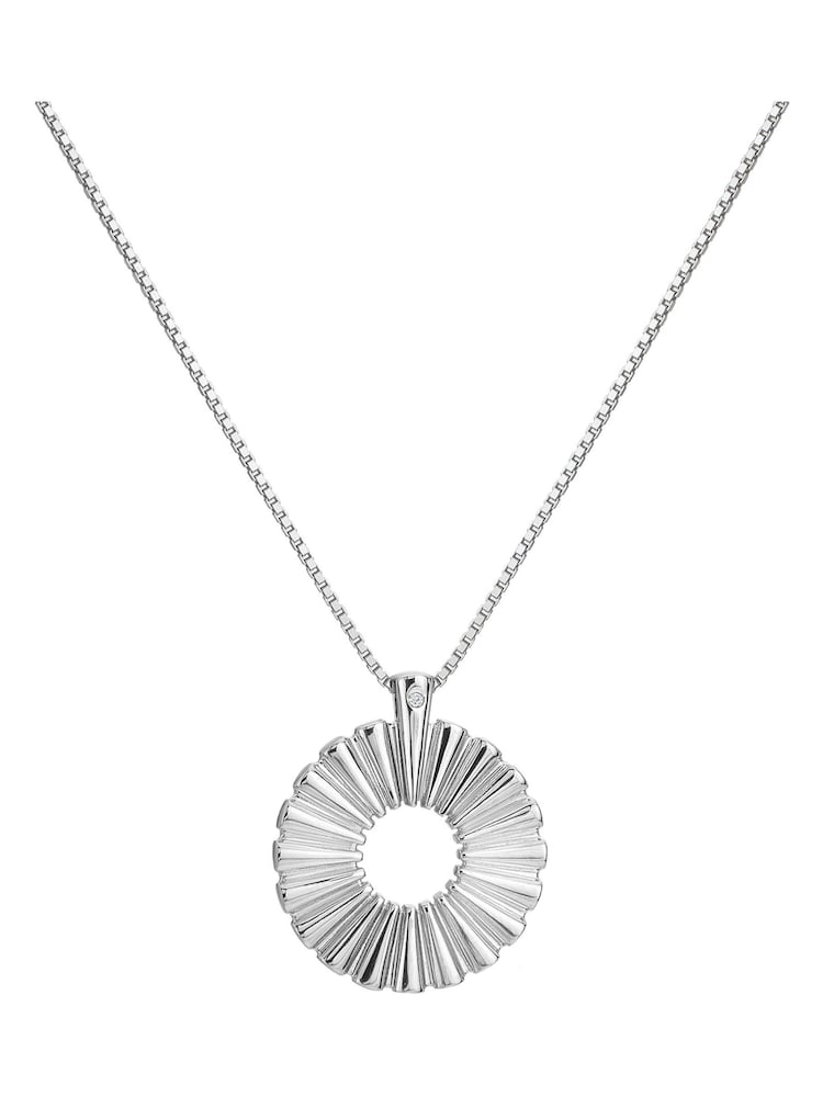 Hot Diamonds Silver Tone Sunbeam Pendant - Image 2 of 3