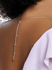 Hot Diamonds Silver Tone Tender Waterfall Statement Necklace - Image 3 of 3