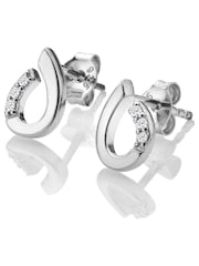 Hot Diamonds Silver Tone Teardrop Earrings - Image 1 of 3