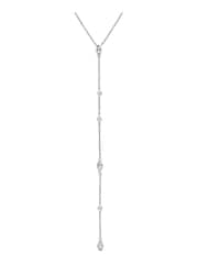 Hot Diamonds Silver Tone Tender Waterfall Marquise Statement Necklace - Image 1 of 3