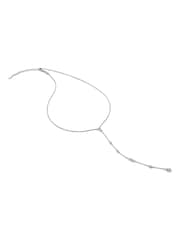 Hot Diamonds Silver Tone Tender Waterfall Marquise Statement Necklace - Image 2 of 3