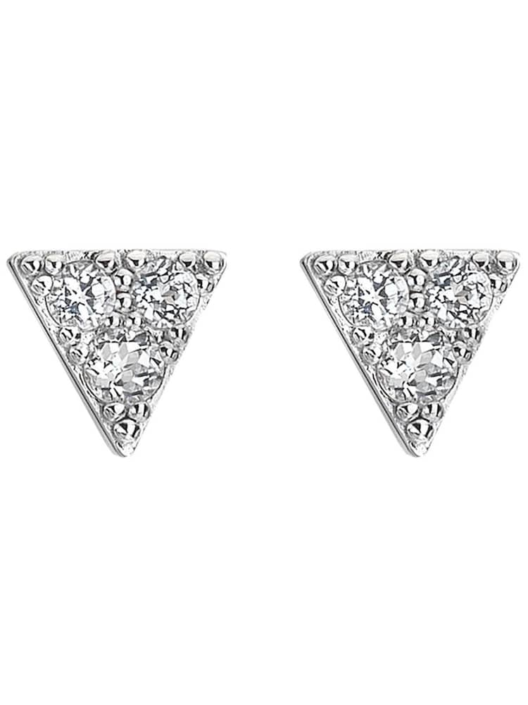 Hot Diamonds Silver Tone Stellar Triangle Earrings - Image 2 of 3 Hot Diamonds Silver Tone Stellar Triangle Earrings - Image 2 of 3
