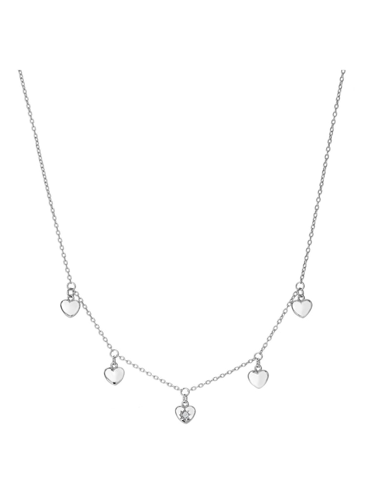 Hot Diamonds Silver Tone Heart Necklace - Image 2 of 3