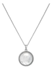 Hot Diamonds Silver Tone Mother of Pearl Circle Pendant - Image 2 of 3
