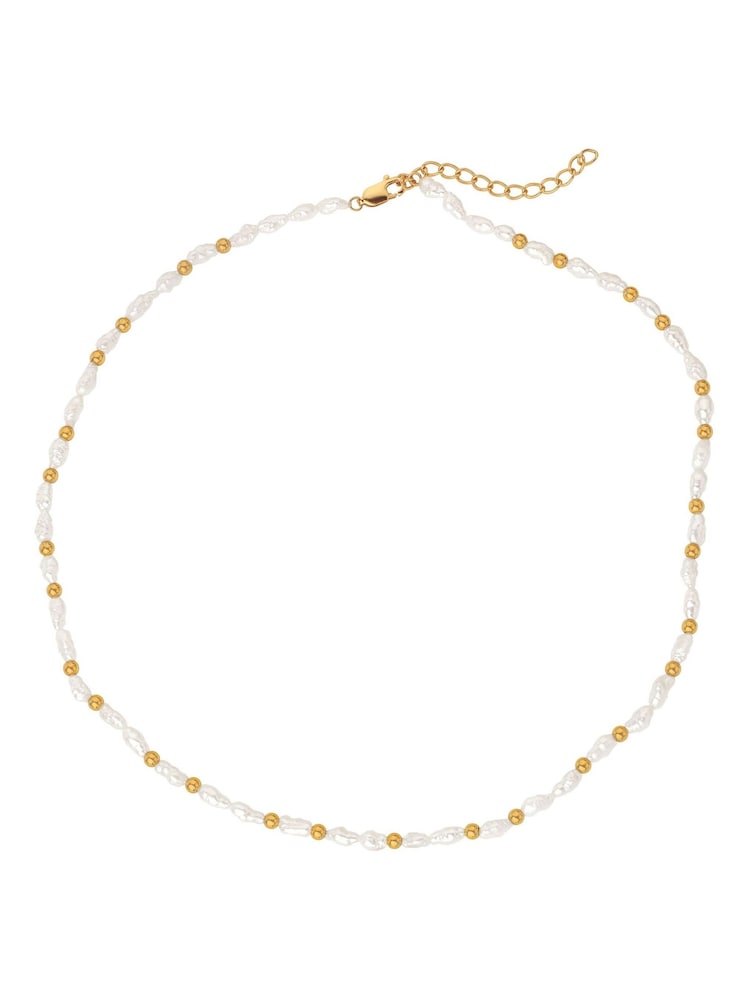 Hot Diamonds Gold Tone Calm Pearl Necklace - Image 2 of 3