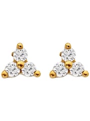 Hot Diamonds Gold Tone Topaz Micro Stud Earrings - Image 2 of 3