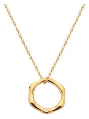 Hot Diamonds X JJ Gold Tone Fluid Pendant - Image 1 of 3