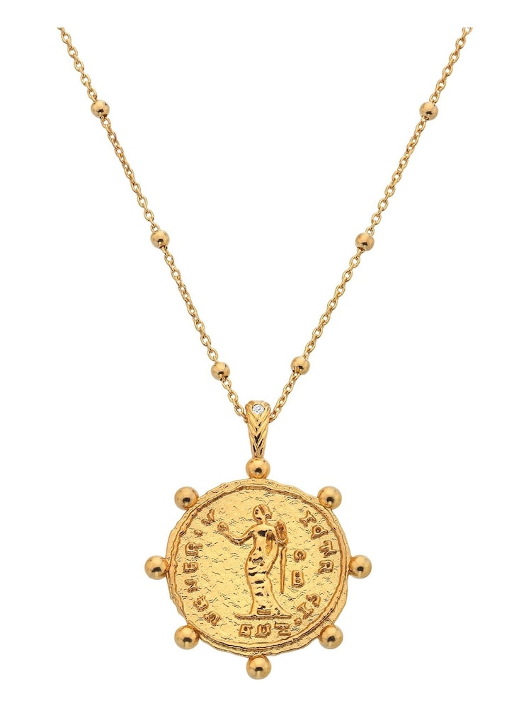 Hot Diamonds HD X JJ Gold Tone Venus Pendant - Image 1 of 3