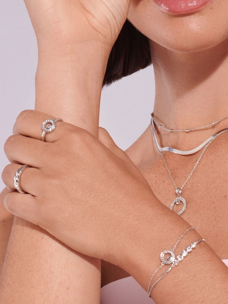 Brățară orbită în tonuri argintii Hot Diamonds - Image 3 of 3