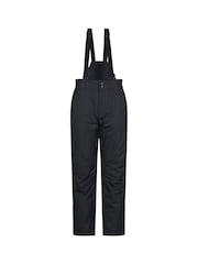 Mountain Warehouse Black Dusk II Mens Water Resistant Short Ski Trousers - Image 1 of 6