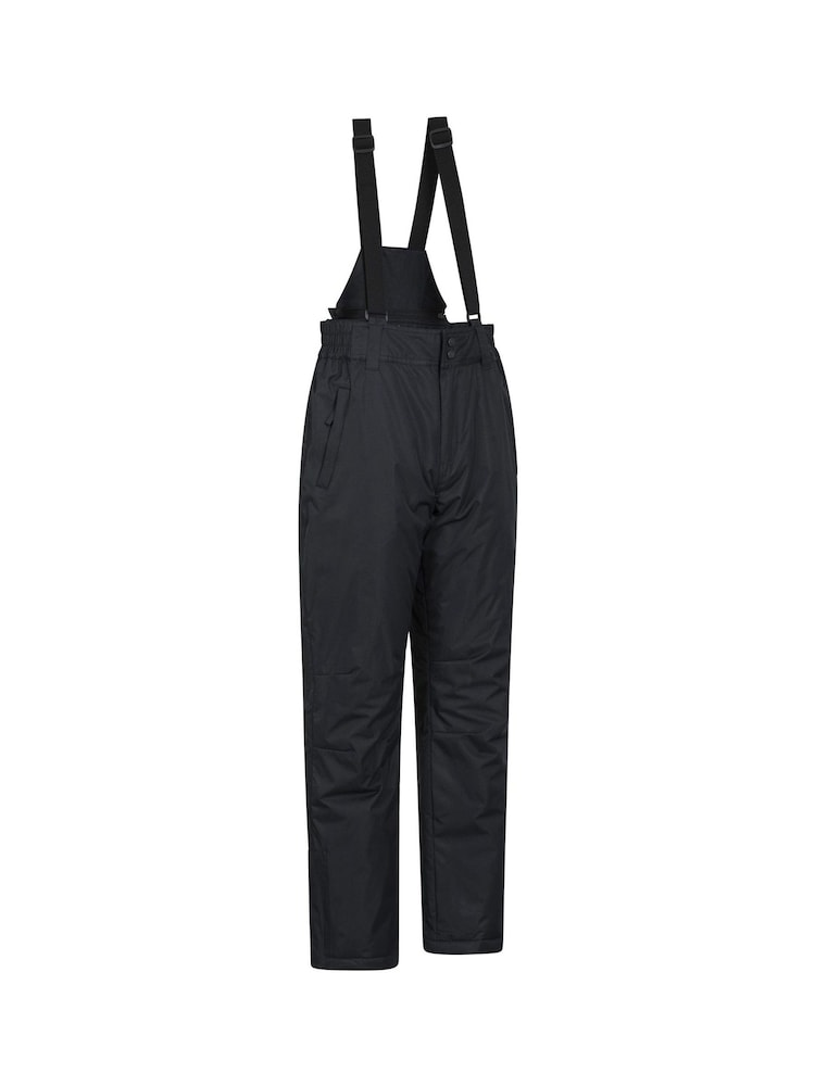Mountain Warehouse Black Dusk II Mens Water Resistant Short Ski Trousers - Image 2 of 6