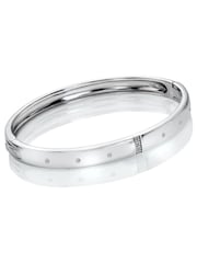 Hot Diamonds Silver Tone Much Loved Bangle - Image 1 of 3