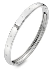 Hot Diamonds Silver Tone Much Loved Bangle - Image 2 of 3