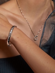 Hot Diamonds Silver Tone Much Loved Bangle - Image 3 of 3