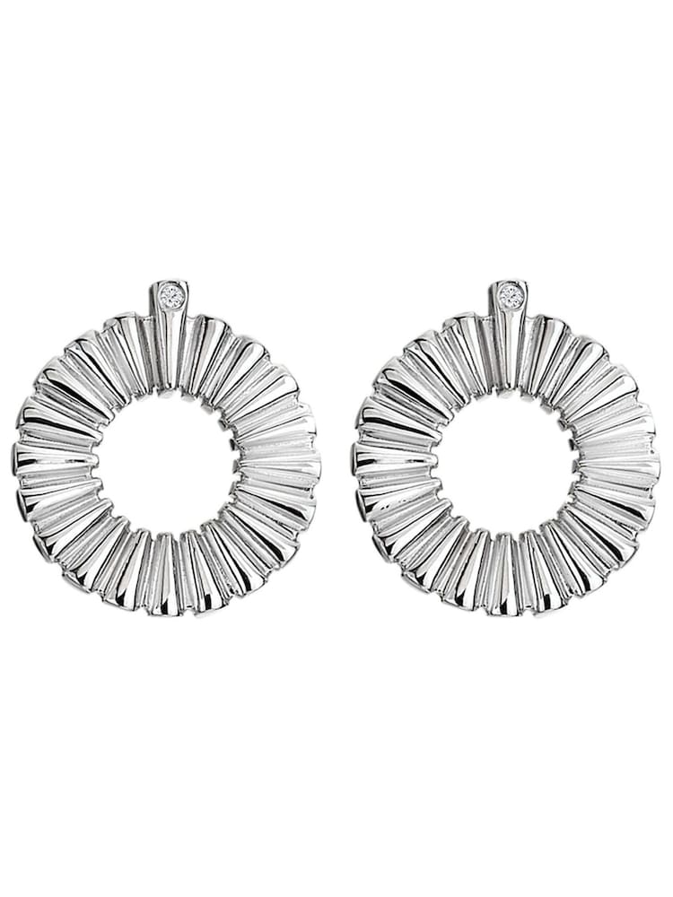Hot Diamonds Silver Tone Sunbeam Earrings - Image 1 of 3 Hot Diamonds Silver Tone Sunbeam Earrings - Image 1 of 3