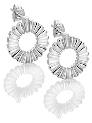 Hot Diamonds Silver Tone Sunbeam Earrings - Image 2 of 3