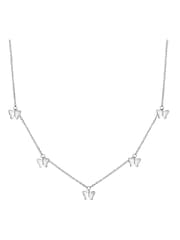 Hot Diamonds Silver Tone Flutter Necklace - Image 2 of 2